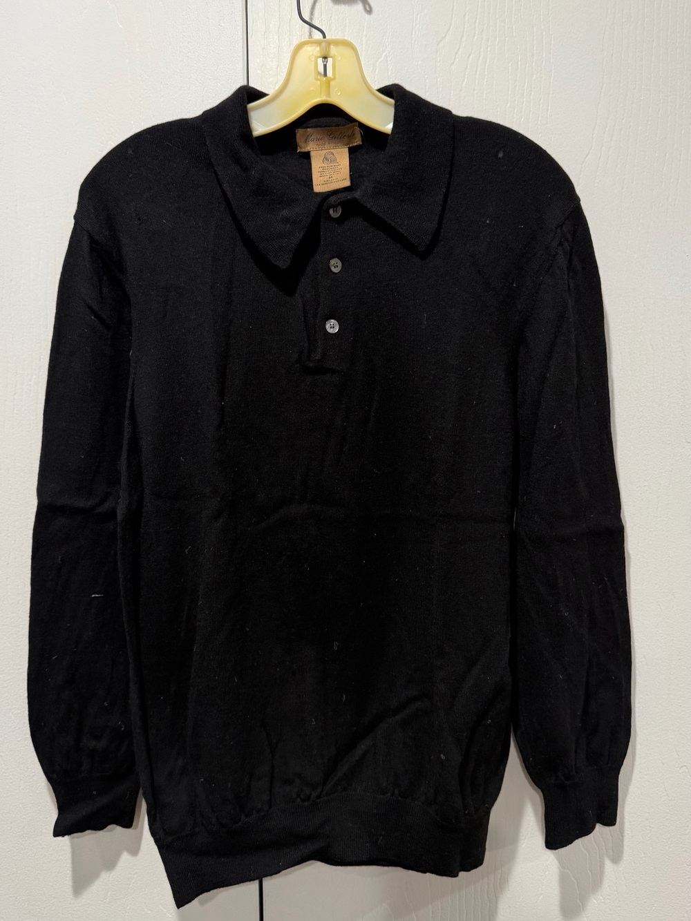 Men  Sweater with wool fabric